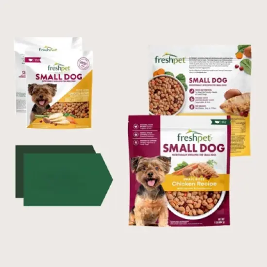 Freshpet Select Grain Free Small Wet Dog Chicken and Vegetable Recipe Refrigerated Wet Dog Food - 1lb image {2}