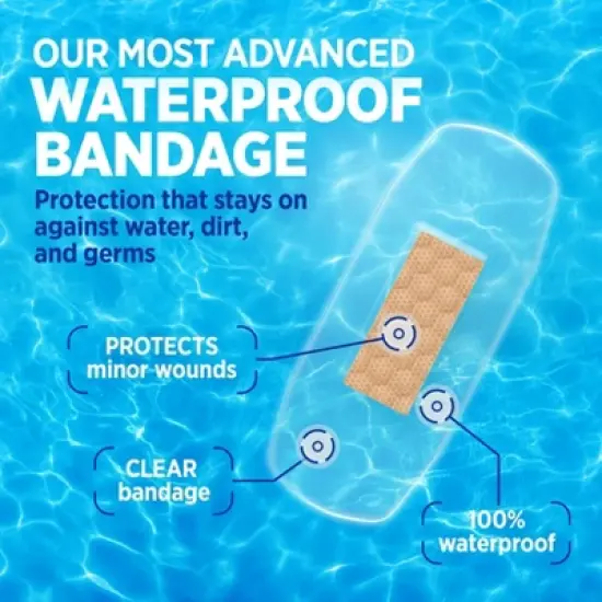 Band-Aid Brand Adhesive Waterproof Assorted Bandages - 60ct image {3}