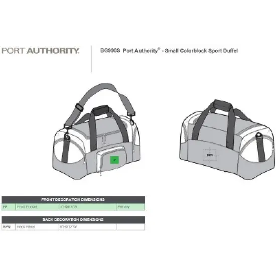 Port Authority Padded Handle Duffel Bag - 35L image {2}