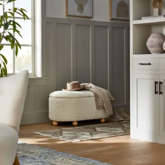 Havenstone Pill Shaped Storage Bench - Threshold&trade; designed with Studio McGee image {1}