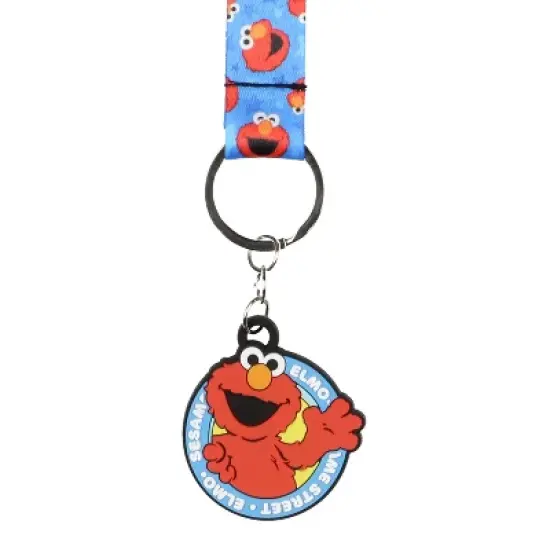 Sesame Street Elmo Wrist Lanyard For Keys Keychains And Wallet image {1}