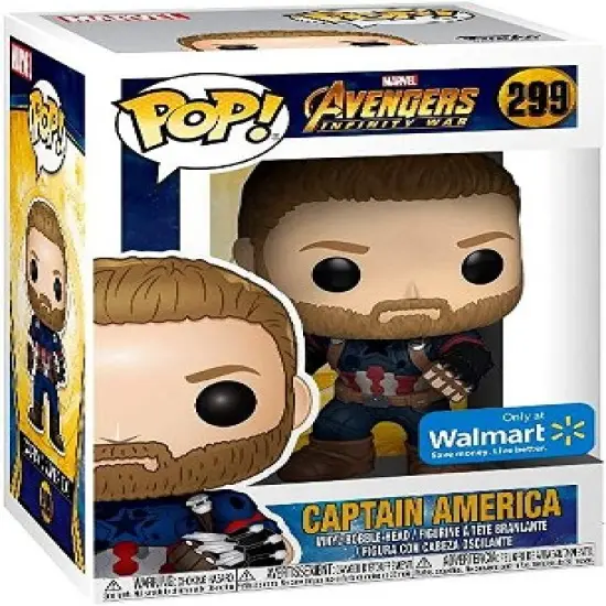 Funko Pop Marvel: Avengers Infinity War - Captain America Collectible image {2}