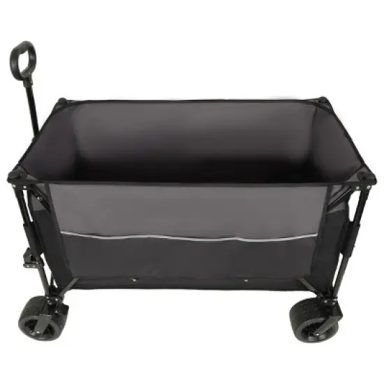 YONWAY Heavy-Duty Folding Wagon Cart with 480lbs Capacity All-Terrain Wheels,Side Pockets, Brakes & Drink Holders for Camping,Beach image {12}