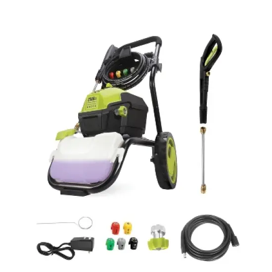 Sun Joe SPX4500 High Performance Induction Motor Electric Pressure Washer | Roll Cage | Onboard Hose Holder image {3}