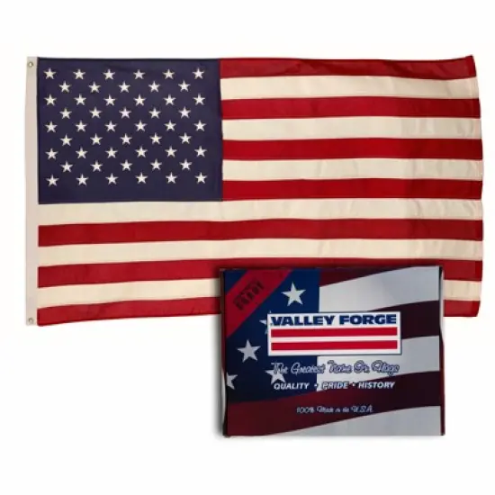 Valley Forge American Flag 48 in. H X 72 in. W Model No. USB4 image {1}