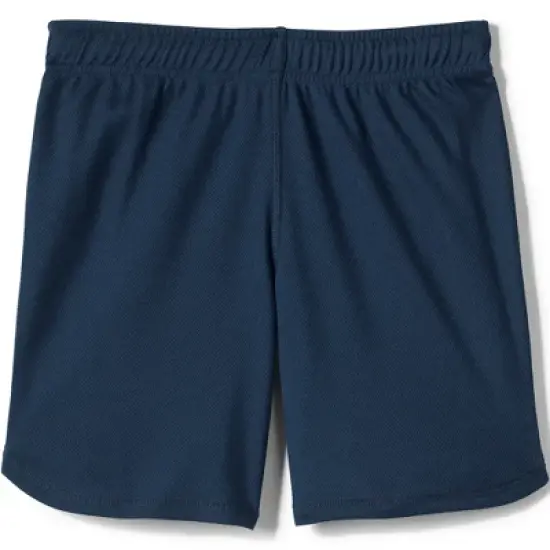 Lands' End School Uniform Girls Mesh Gym Shorts image {6}