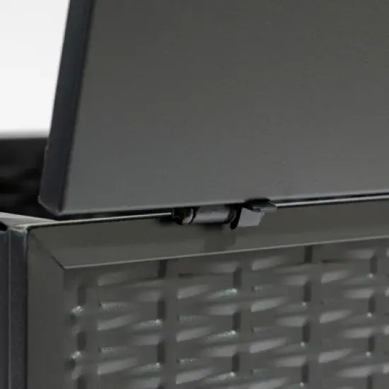 Woven Rattan Style Propane Tank Cover, Outdoor Table & Decorative Stand image {2}