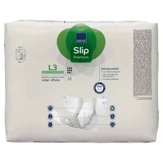Abena Slip Premium L3 Adult Incontinence Brief L Heavy Absorbency 1000021291, 40 Ct image {3}
