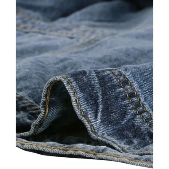 Agnes Orinda Women's Plus Size Classic Denim Washed Front Long Sleeve Jean Jackets image {5}