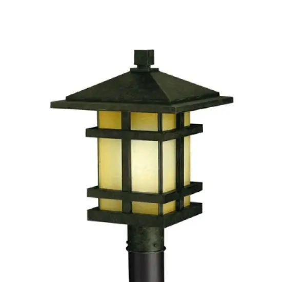 Cross Creek&trade; 1 Light Post Light Aged Bronze image {1}