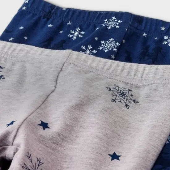 Toddler Girls' 4pc Disney Frozen Top and Bottom Set - Blue image {4}