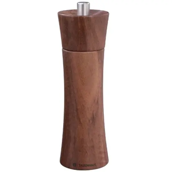 Zassenhaus "Frankfurt" Pepper Mill, Walnut, 7" x 2.3" dia. image {1}