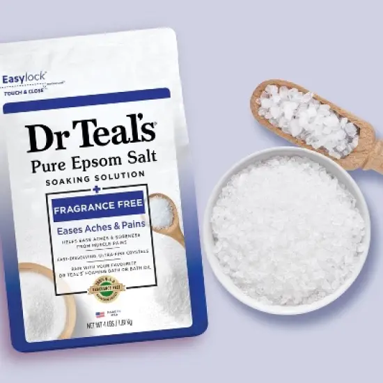 Dr Teal's Epsom Salt Magnesium Soak - Fragrance-Free - 4 lbs image {5}