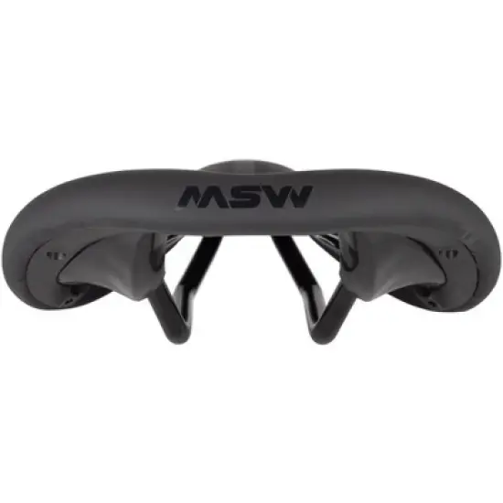 MSW SDL-148 Hustle Performance Saddle - Black Comfortable, High-Density Foam image {3}