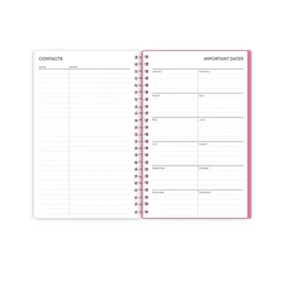 Blue Sky Weekly/Monthly Month Planning Calendar 5"x8" Alaria Smooth Frosted image {7}