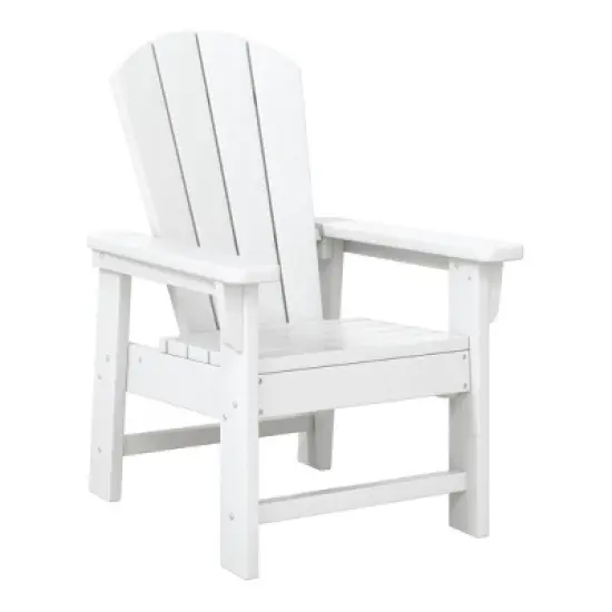 WestinTrends Malibu Kids Outdoor HDPE Adirondack Plastic Patio Chair image {28}