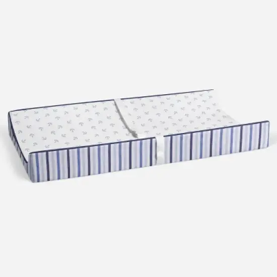 Bacati - Little Sailor Changing Pad Cover image {4}