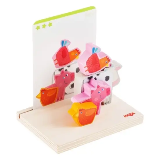 HABA On The Farm Stacking Toy (Made in Germany) image {4}