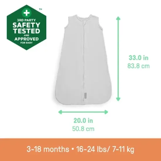 SwaddleMe by Ingenuity Night Sack Sleeper Swaddle Wrap - 3-18 Months image {3}