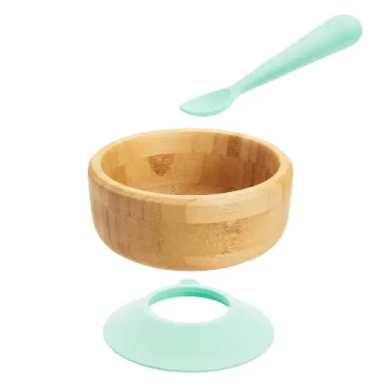 Munchkin Bamboo Suction Dining Bowl with Silicone Spoon image {3}