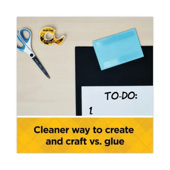 Scotch Double-Sided Tape Clear  0.5" x 75 ft image {4}