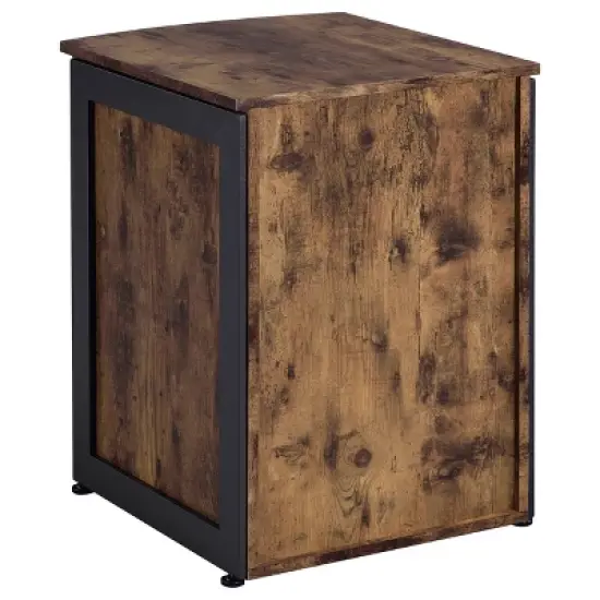 Estrella 3 Drawer File Cabinet Antique Nutmeg - Coaster image {4}