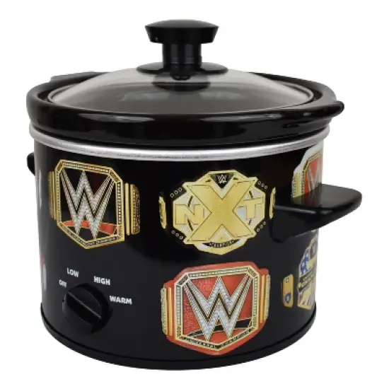 Uncanny Brands WWE Championship Belt 2 QT Slow Cooker- Removable Ceramic Insert Bowl image {6}