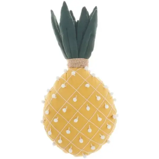 Plush Pineapple Throw Pillow Yellow - Mina Victory image {3}