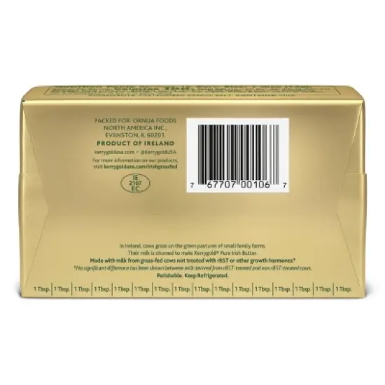 Kerrygold Grass-Fed Pure Irish Butter - 8oz Foil image {2}