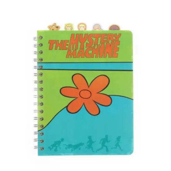 Silver Buffalo Scooby-Doo Mystery Machine 5-Tab Spiral Notebook With 75 Sheets image {9}