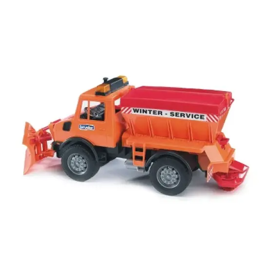 Bruder Mercedes Benz MB-Unimog Fully-Functional Winter Service Snow Plow image {2}