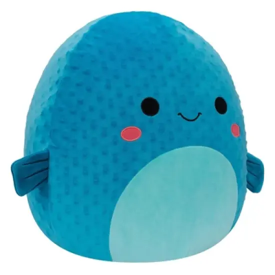 Squishmallows 16" Refalo the Blue Pufferfish Plush Toy image {2}