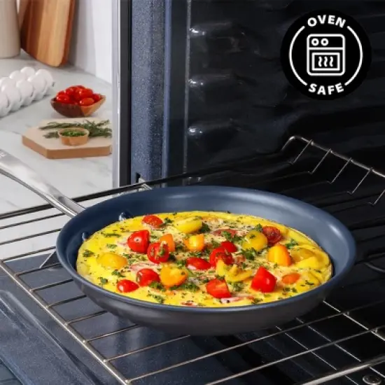 Guy Fieri's Flavortown Laser Titanium 12&rdquo; Fry Pan with Lid - Non-stick Cookware Without PFAS, PTFE, or PFOA image {5}