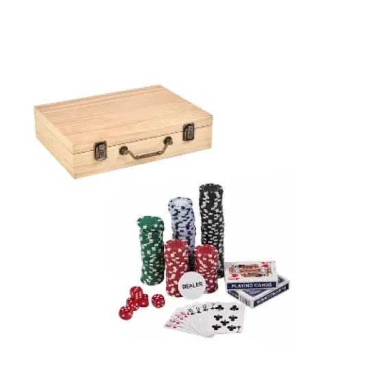Barrington Professional Poker Chip Set with Dice and Cards - 200pc image {3}