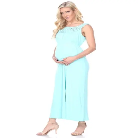 Maternity Kadyn Maxi Dress - White Mark image {6}