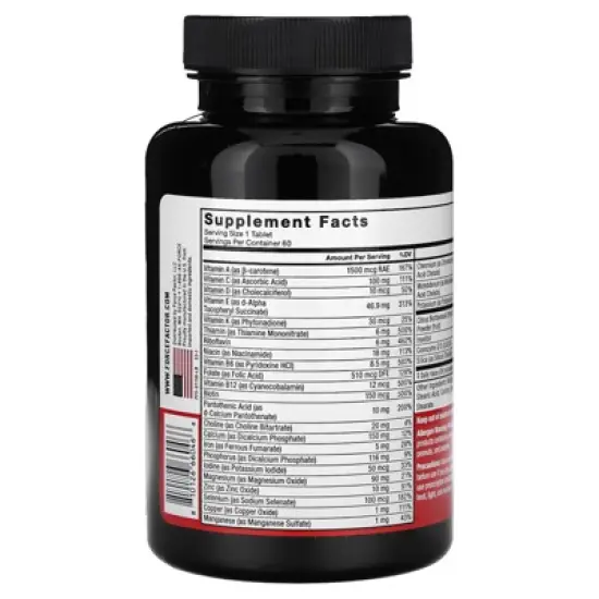 Force Factor Men's 50+ Multivitamin, 60 Tablets image {1}