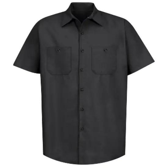 Red Kap&reg; Men's Short Sleeve Industrial Work Shirt image {2}