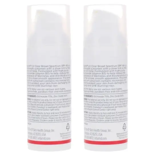 EltaMD UV Clear Broad Spectrum SPF 46 Tinted Face Sunscreen 1.7 oz 2 Pack image {3}