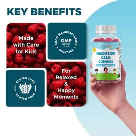 Kids Magnesium 35mg 60 Gummies image {4}