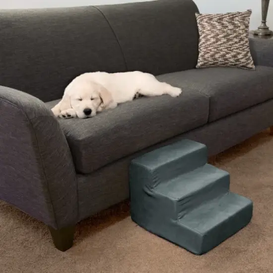 Pet Adobe High-Density Foam Pet Stairs - Gray image {2}