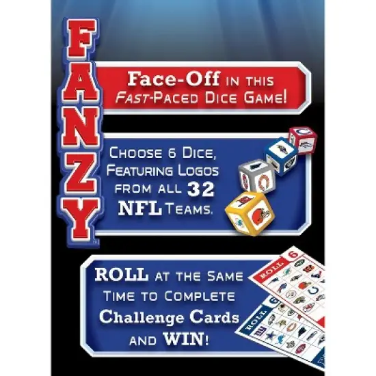 MasterPieces Family Game - NFL Fanzy Dice Game - Officially Licensed Game for Kids & Adults image {3}