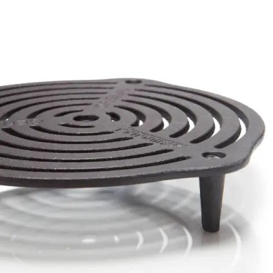 Petromax Cast Iron Stack Grate for Dutch Ovens, Prevent Bottom Burning, Evenly Distribute Heat, Place Directly in Campfire or Table as a Trivet, 11" image {1}