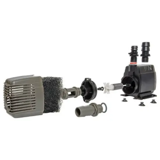 Hydrofarm AAPW550 Active Aqua 550GPH Submersible Hydroponics Water Pump (2 Pack) image {3}