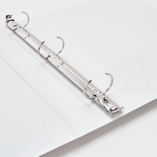 Avery Economy View 3 Ring Binder, 1 Inch Round Rings, 3 White Binders (05760) image {5}