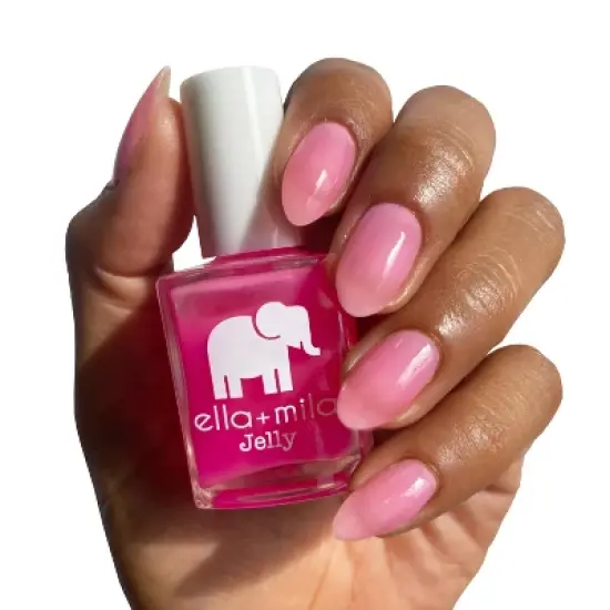 ella+mila Jelly Nail Polish - Pink Sand Beach - 0.45 fl oz image {3}