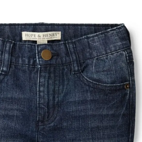 Hope & Henry Boys' Straight Leg Denim Jeans, Toddler image {1}