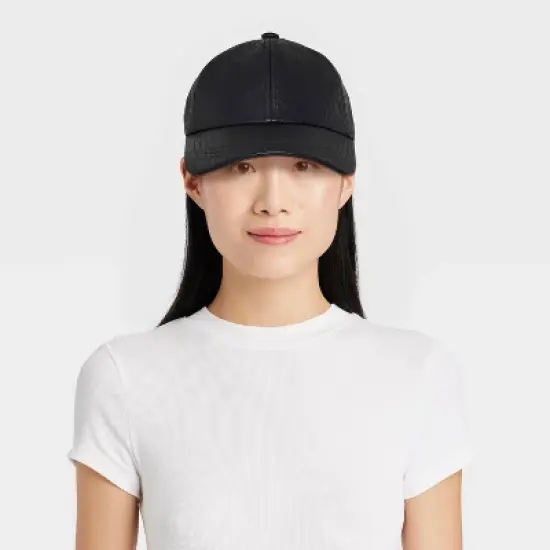 Faux Leather Baseball Hat - A New Day&trade; image {1}