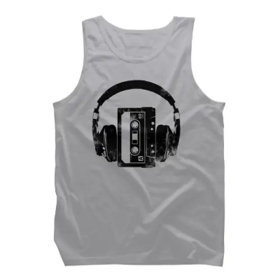 Men's Design By Humans Music for Life By clingcling Tank Top image {4}