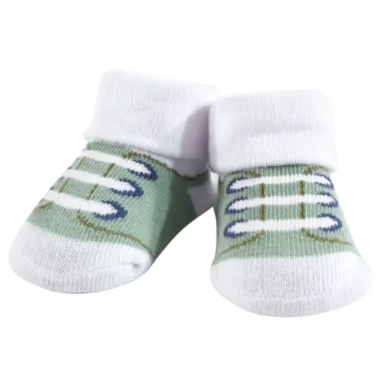 Hudson Baby Infant Boy Cotton Bib and Sock Set 5pk, Boy First Easter, One Size image {5}