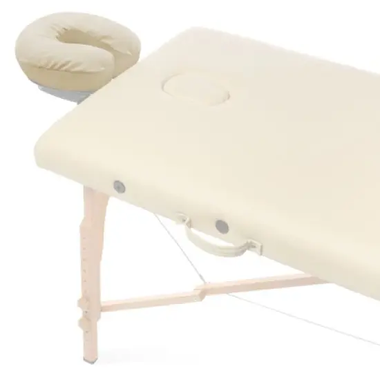 Saloniture 4-Pack 100% Cotton Flannel Fitted Massage Table Face Cradle Cover image {2}